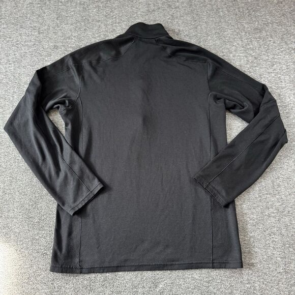 Patagonia Capilene 3 Midweight Polartec Black 1/4 Zip Pullover Men's Size Medium - Picture 2 of 6